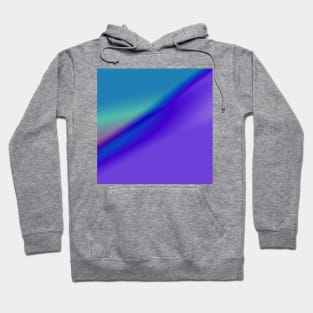 blue green abstract art Hoodie